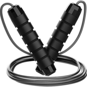 Jump Rope Tangle-Free Rapid Speed with Ball Bearings Adjustable Jump Ropes,Skipping Rope for Men Women,Exercise & Slim Body Jumprope at Gym Home School