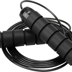 Adjustable Jump Rope for Workout - All-Purpose Exercise Jump Rope Kids & Adults Love with Tangle-Free, Comfortable Foam Handles - Best Sing, Cardio & Endurance Training