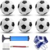 6 Pack Classic Soccer Balls Size 5/4/3 Includes Ball Pump and Net Bag，Soccer Training Ball Practice for Kids and Adults，Competition Soccer for Indoor Outdoor