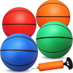 9.8inch Basketball for Kids Adults, Replacement Ball for Pool Outdoor Indoor Hoop