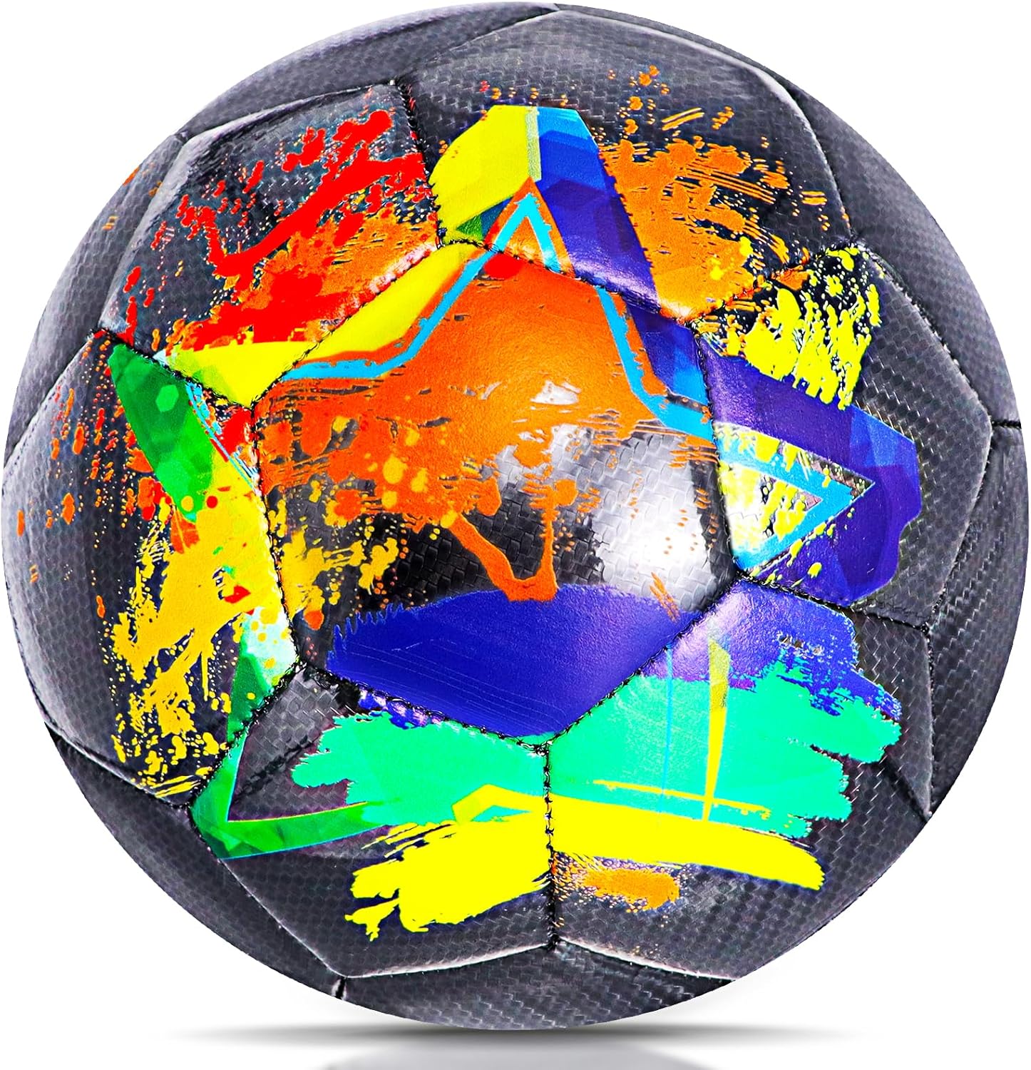 Size 4 Soccer Ball, Durable Long-Lasting Construction Soccer Balls for Kids Teens Boys Girls Youth Soccer Players Skill Practicing Training Gifts