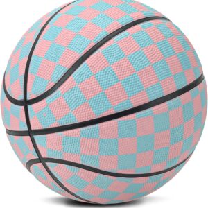 Kids Youth Basketball Size 5 (27.5") Indoor Outdoor Basketball Premium Rubber for Boys Girls Play on Backyard, Park, Beach & Waterproof for Pool Games